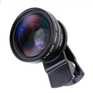 Clip on Mobile Phone Accessory Camera Lens, Black